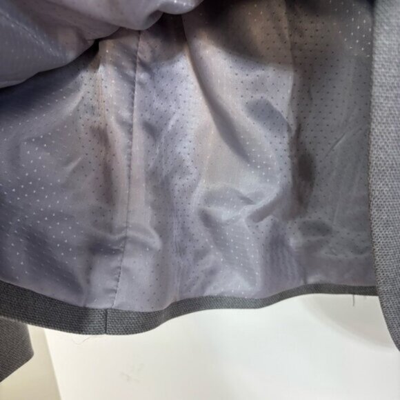 Simon Jersey Women’s Grey Blazer UK 16 US 14 Contemporary Classic Career Wear - Picture 10 of 11